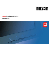 Lenovo ThinkVision L193p User manual