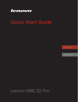 Lenovo Vibe Z2 Pro Quick start guide