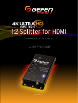 Gefen GTB-HD4K2K-142C-BLK User manual