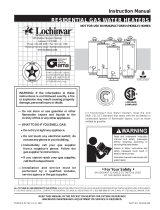 Lochinvar Commercial gas water heaters User manual