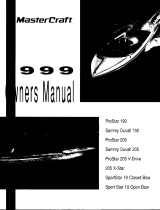 MasterCraft 1999 - ProStar Owner's manual
