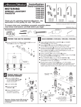 American Standard Metering 1340.725 Installation guide