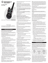 Motorola Talkabout EM1000 Series User manual
