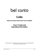 Bel Canto Celio User guide