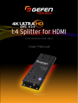 Gefen GTB-HD4K2K-144C-BLK User manual