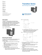 Interlogix TruPortal T-500 Transition Series Readers Installation guide