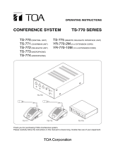 TOA TS-773 User manual