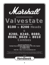 Marshall Amplification Valvestate 8080 User manual