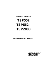 Star Micronics TSP2000 Series Programmer's Manual