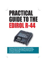 Edirol R-44 User manual