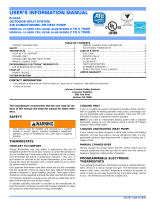 Johnson Controls AC8B Series User's Information Manual