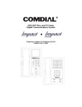 Comdial Impact SCS 8201N Series User manual