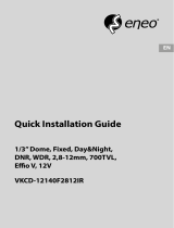 Eneo VKCD-12140F2812IR Quick Installation Manual