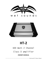 Wet Sounds HT-2 Owner's manual