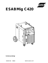 ESAB Mig C420 User manual
