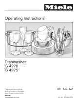 Miele G427x Owner's manual