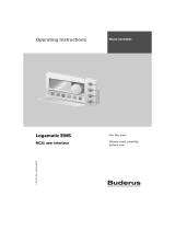 Buderus Logamatic EMS Operating Instructions Manual