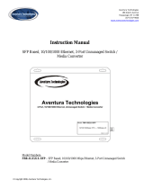 Aventura FBR-1GE2LX-SFP User manual