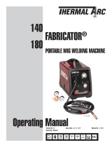ESAB 140 FABRICATOR® 180 Portable Mig Welding Machine User manual