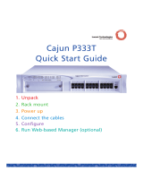 Lucent Technologies Cajun P333T Quick start guide