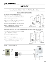 Aiphone MK-DGV Installation guide