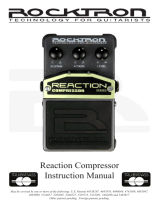 Rocktron Reaction Compressor Owner's manual