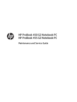 HP ProBook 455 G2 Notebook PC User guide