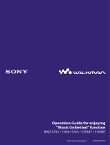 Sony NWZ-S763BT User manual