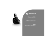 Motorola C604A User manual