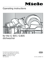 Miele G605 Owner's manual