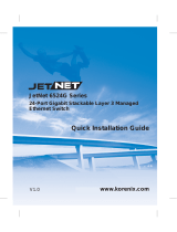 Korenix JetNet 6524G Quick Installation Manual
