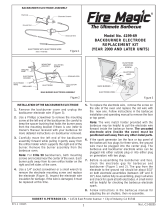 Fire Magic Backburner Electrode User manual