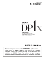 Sigma DP1X User manual