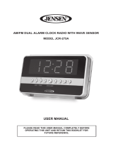 Sharper Image Motion Activated Alarm Clock User manual