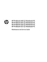 HP ProBook 640 G2 Notebook PC User guide