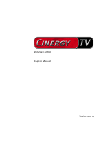 Terratec Cinergy Remote Control Owner's manual