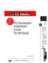 3com PCI Faxmodem Installation guide