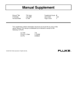 Fluke 715 Volt/mA Loop Calibrator User manual