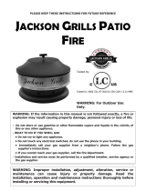 Jackson PATIO FIRE Instructions Manual
