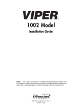 Viper Model 3002 Installation guide