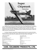 Carl Goldberg Super Chipmunk 60 Kit Owner's manual