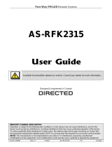 Autostart AS-RFK2315 Owner's manual