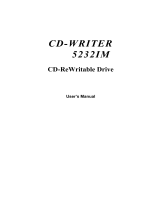 BTC CD-Writer 5232IM User manual