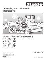 Miele KF1801SF Owner's manual