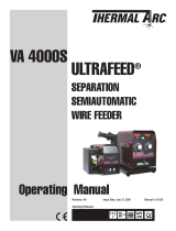 ESAB VA 4000S ULTRAFEED® Separation Semiautomatic Wire Feeder User manual