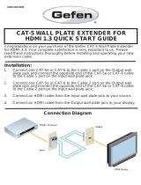 Gefen WP-HDMI1.3-CAT5-I Owner's manual