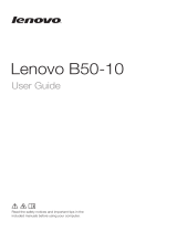Lenovo B50-10 User manual