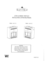 kozy heat #231ZC, #241ZC Owner's manual