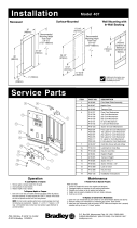 Bradley Corporation 407-114500 Installation guide