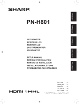 Sharp PN-H701 Owner's manual